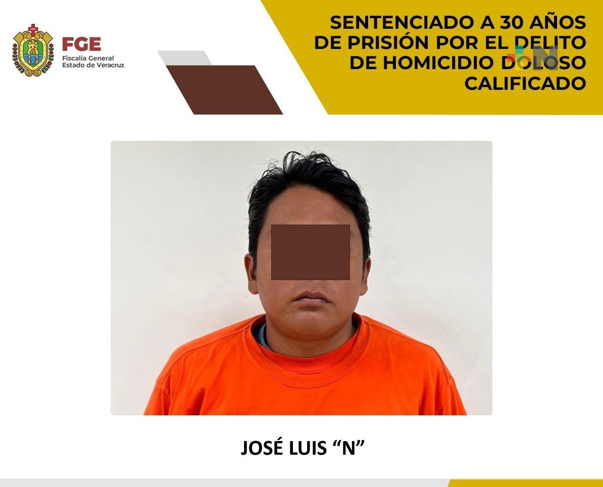 José Luis «N» es sentenciado a 30 años de prisión por homicidio doloso calificado
