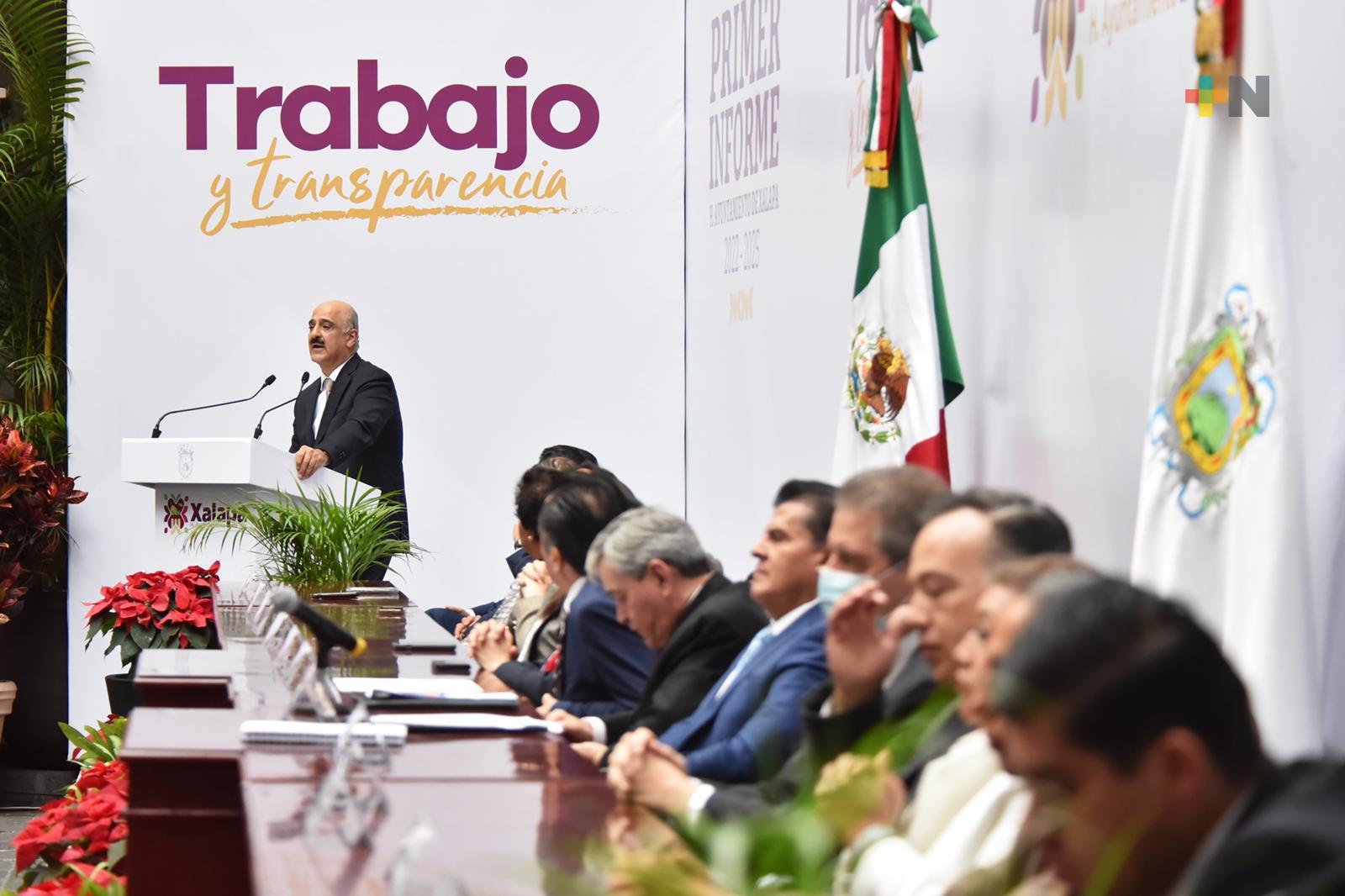 Agradece alcalde de Xalapa al Gobernador, la gran inversión en obra