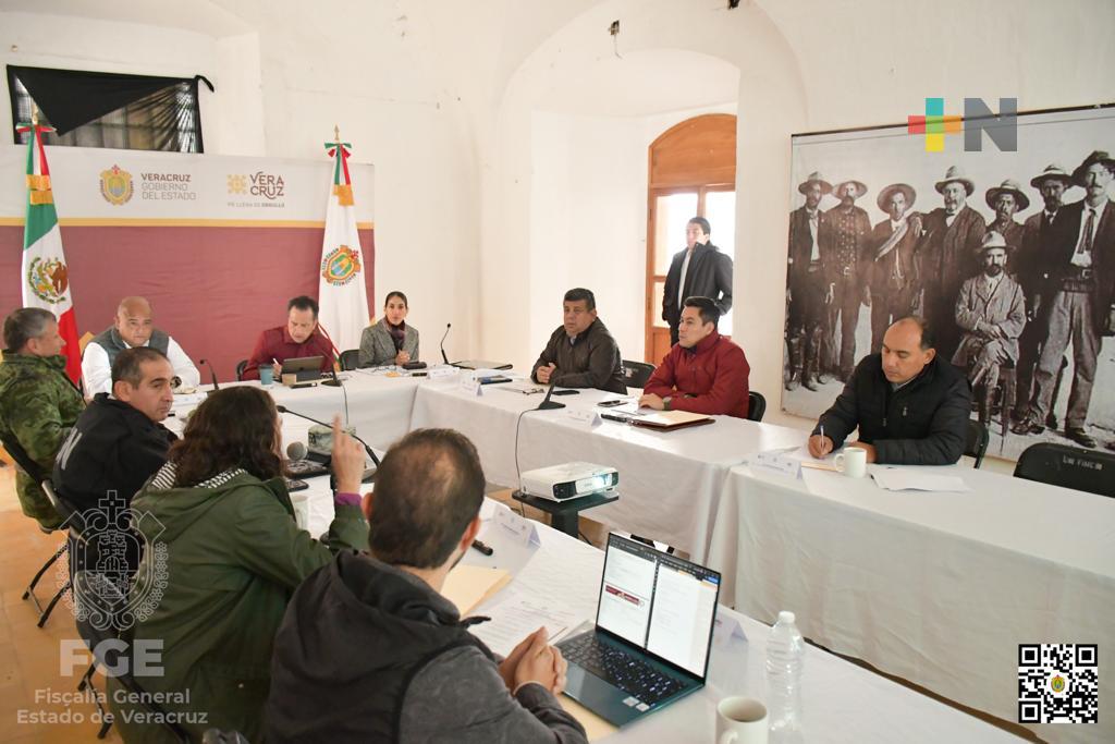 En el municipio de Perote trabajó la Mesa de Coesconpaz