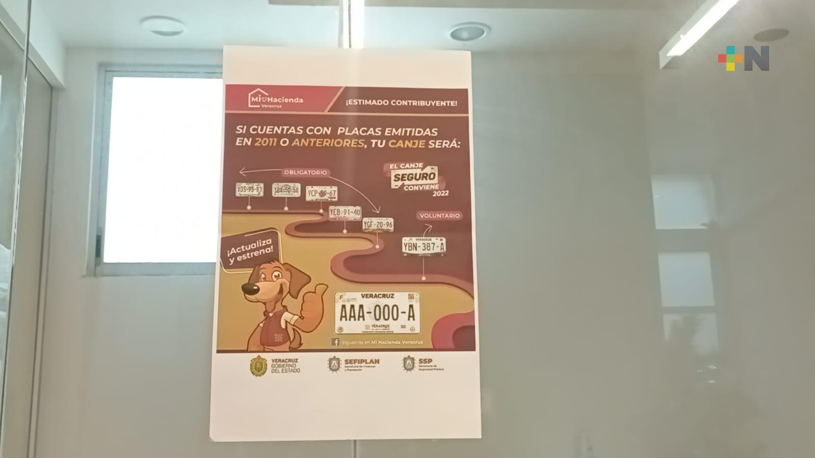 Sin realizar canje de placas casi tres mil propietarios de vehículos en Coatzacoalcos