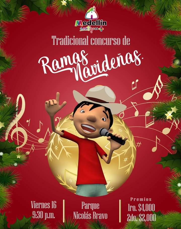 En Medellín de Bravo convocan al concurso de “Ramas navideñas”