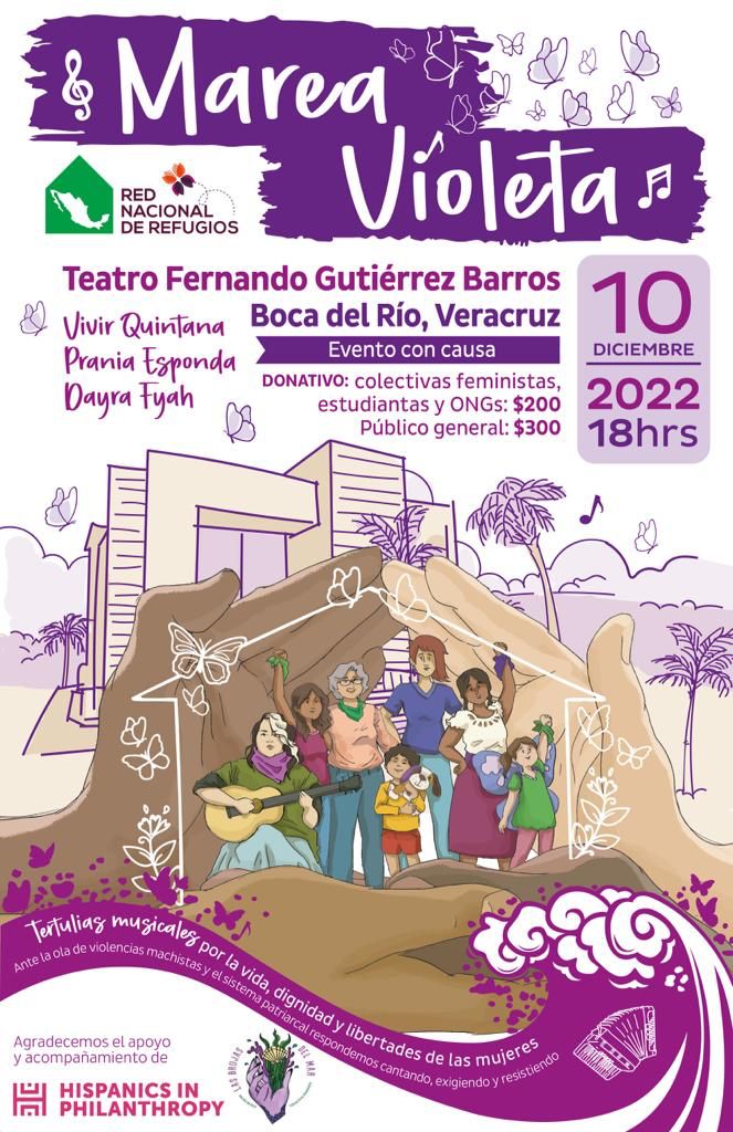 Invitan a Tertulias Musicalizadas, para apoyar a Red Nacional de Refugios