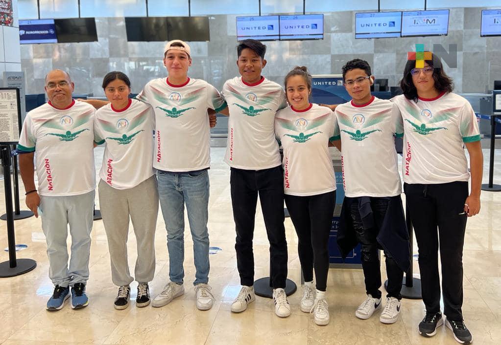 Viaja selección veracruzana de natación al Nacional de Invierno 2022