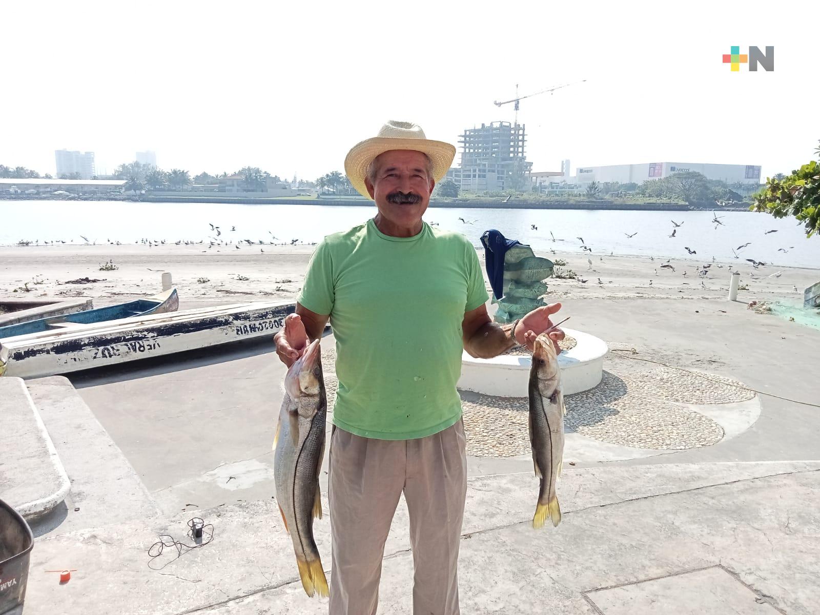 Temperaturas en la zona conurbada favorecen actividades de pescadores