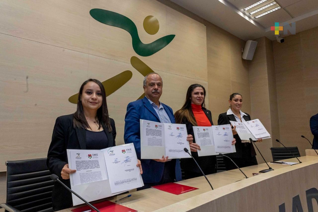 Firman convenio de colaboración para impulsar el deporte de mexicanos en el extranjero