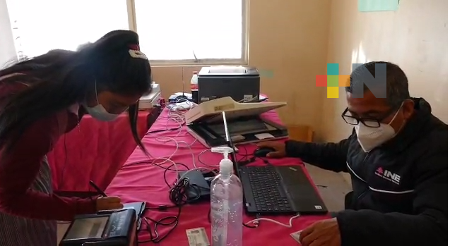 Realiza INE jornada itinerante de foto credencialización en Huasteca y Sierra Norte de Veracruz