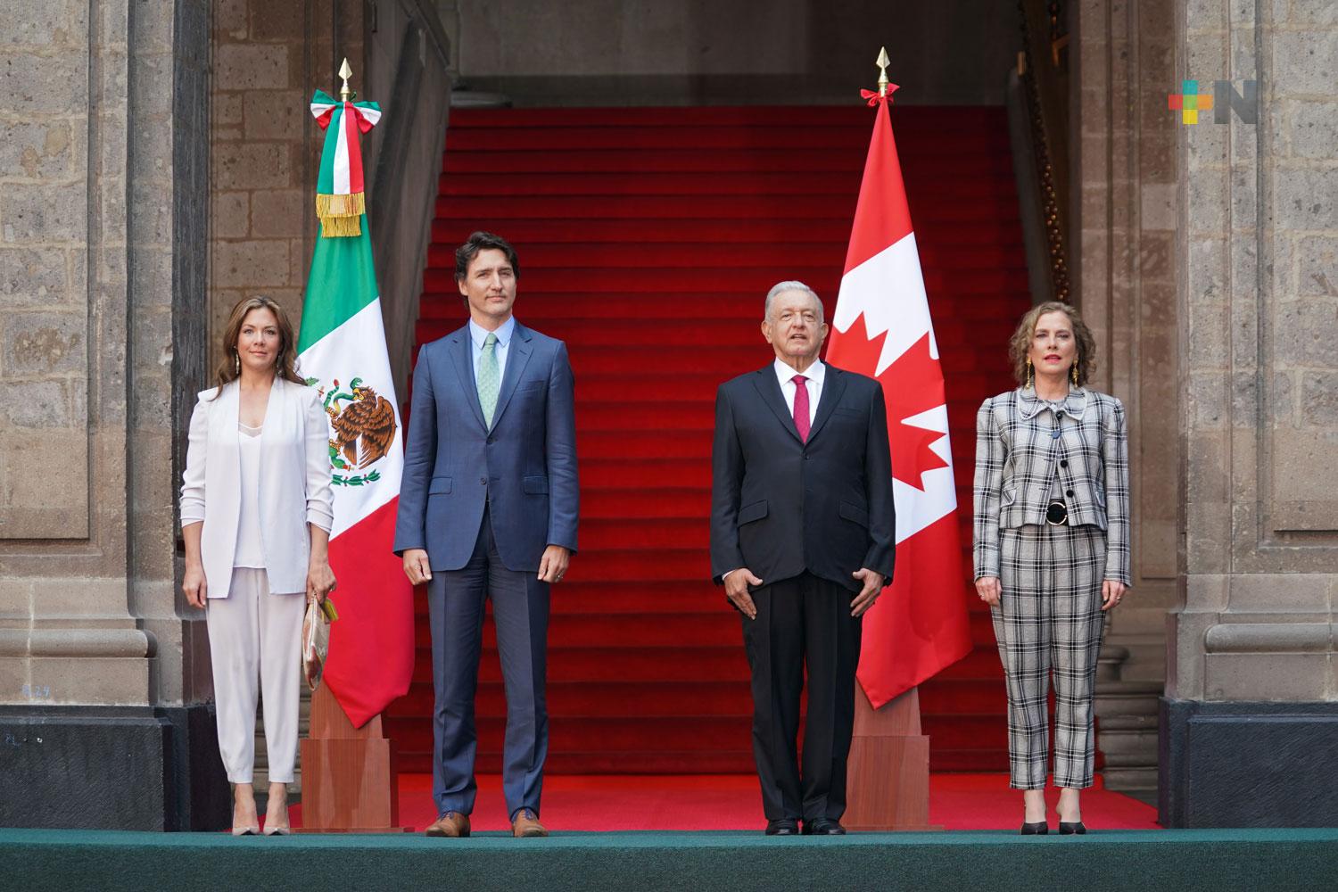 Presidente recibe visita oficial de Justin Trudeau, primer ministro de Canadá