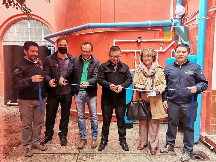 Unidad de Economía, Estadística e Informática inauguró sistema de captación de agua