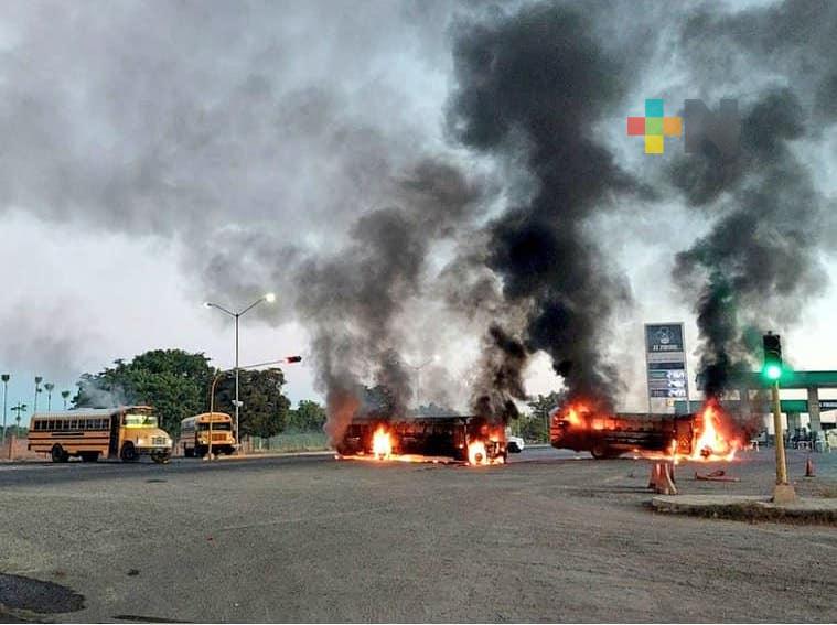 Rojo amanecer en Culiacán, tras recaptura de Ovidio Guzmán