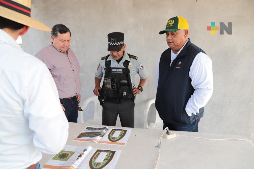 Supervisa Eric Cisneros filtro de seguridad carretero en Puente Nacional