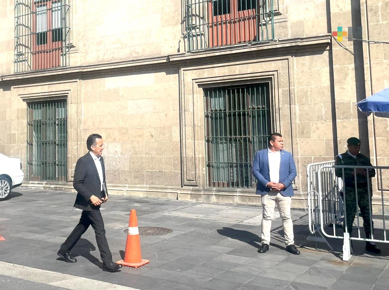 Aceleran el Tren Transístmico; Cuitláhuac García se reúne con el presidente López Obrador