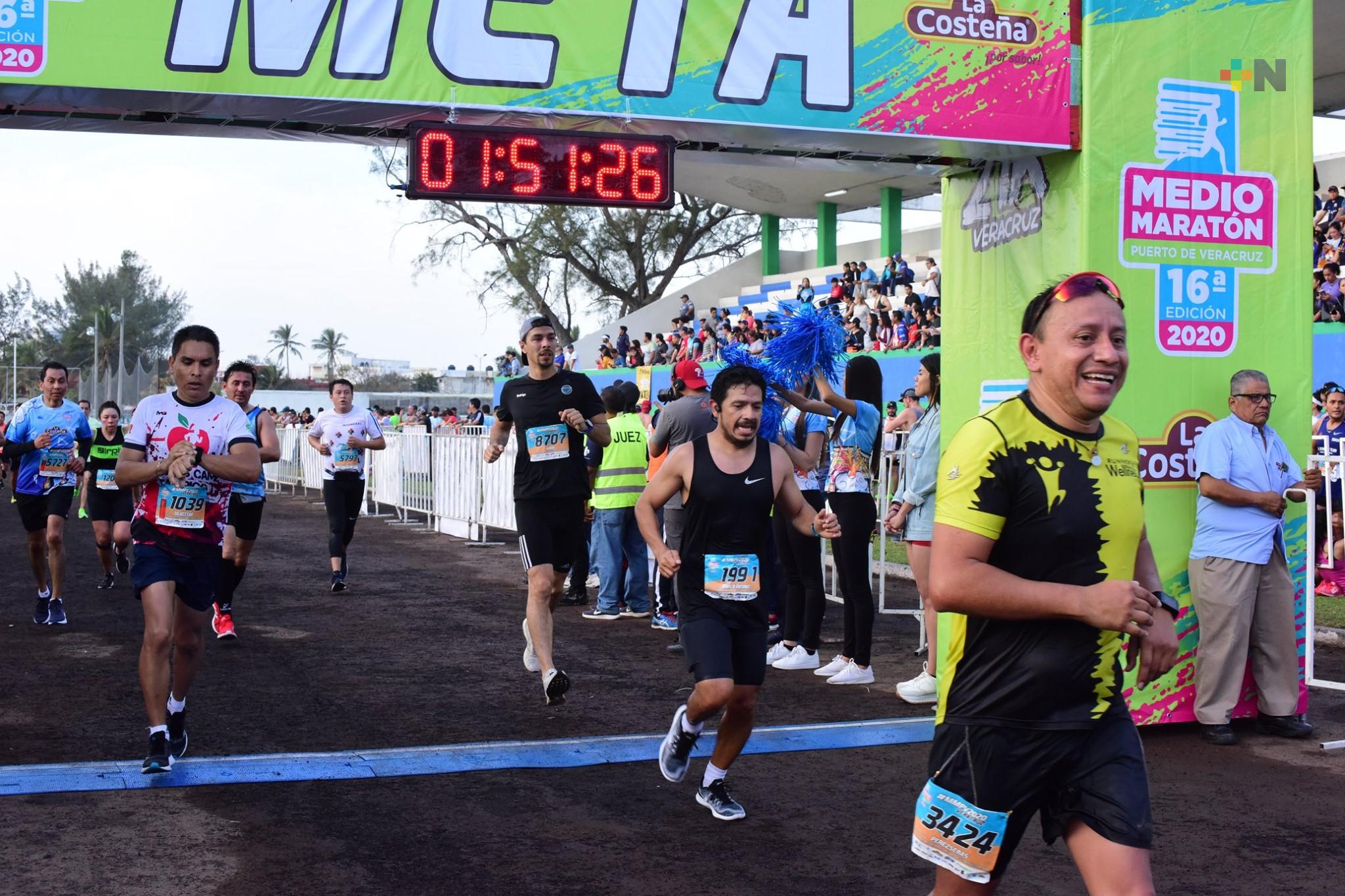 Participarán 4 mil corredores en Medio Maratón Puerto de Veracruz 2023