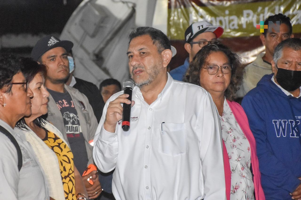 Buscará ayuntamiento de Coatza recursos extras para ejecución de obras