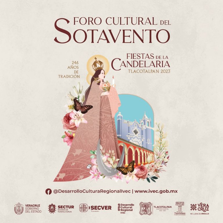 Realiza IVEC Foro Cultural del Sotavento 2023 durante Fiestas de la Candelaria, en Tlacotalpan