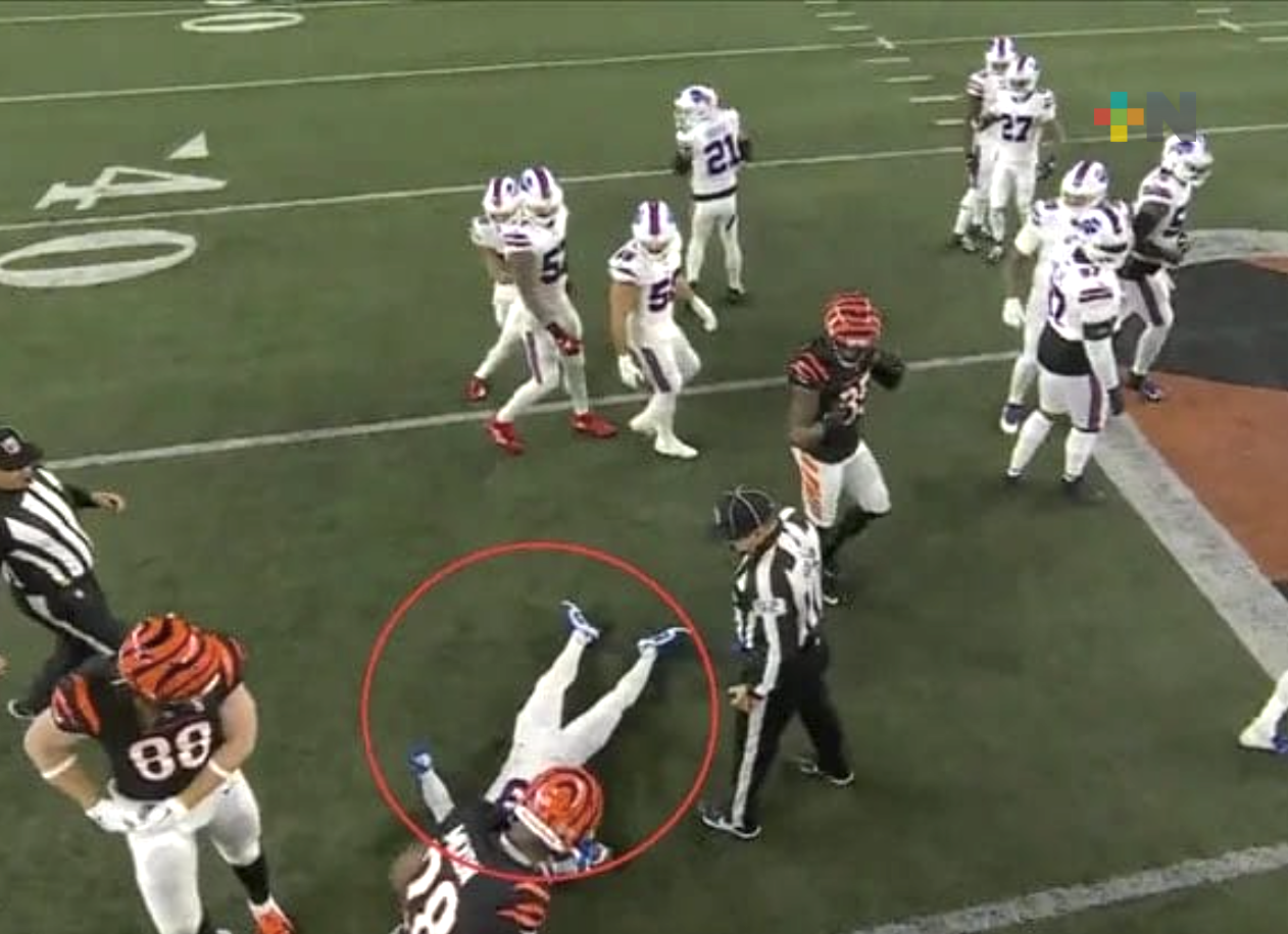 Buffalo confirma paro cardiaco en Damar Hamlin,  su estado de salud es crítico