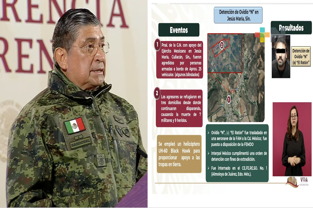 Sedena confirma 29 fallecidos tras operativo para capturar a Ovidio «N»