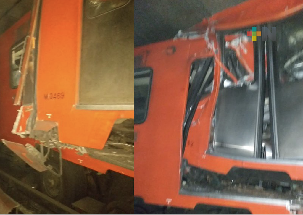 Colisionan trenes de la Línea 3 del sistema metro de la CDMX