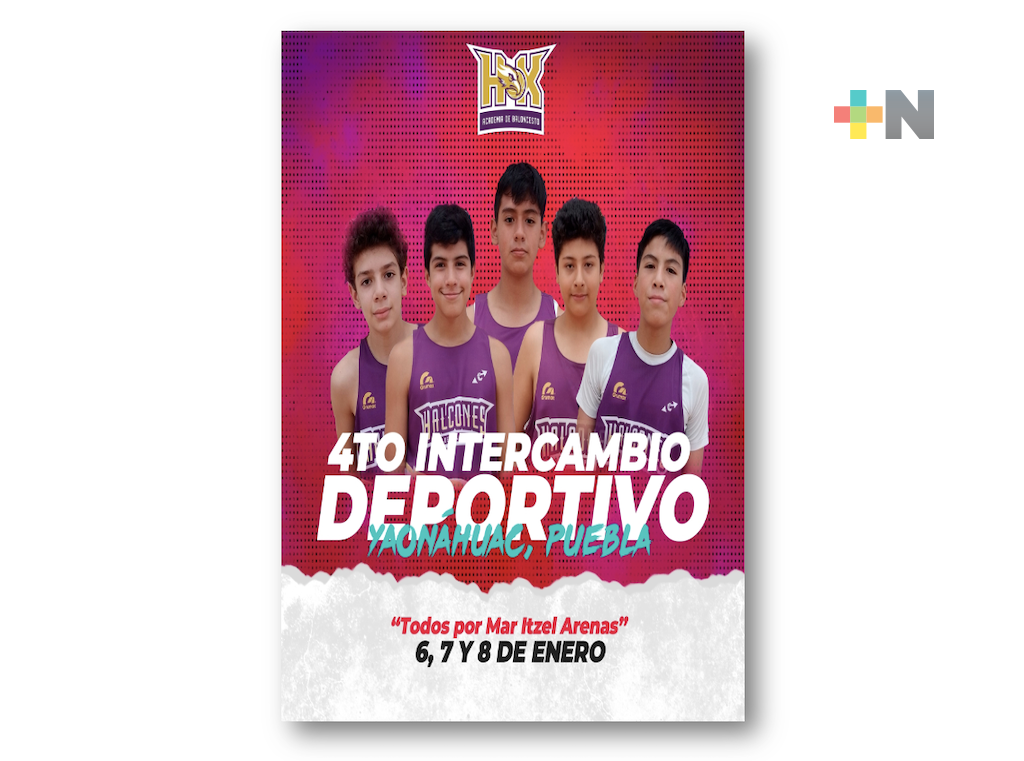 Academia Halcones de Xalapa participará en intercambio deportivo Puebla 2023