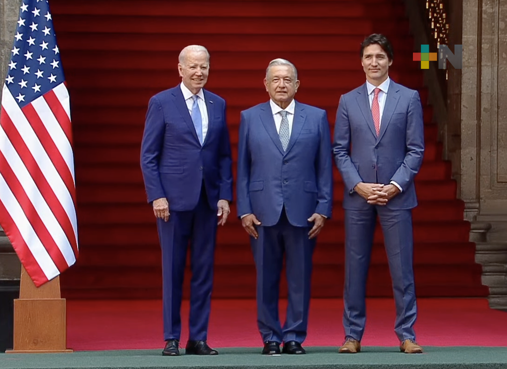 Presidente López Obrador recibe a Biden y a Trudeau, previo a reunión trilateral