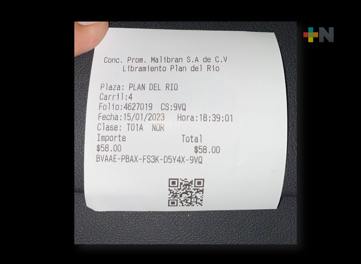 Concesionario aumenta tarifa en caseta Plan del Río