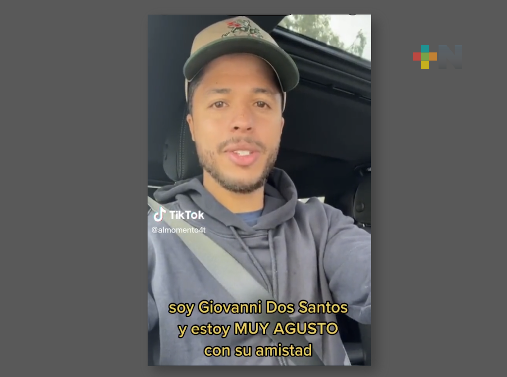 Giovani Dos Santos graba video de apoyo a Adán Augusto y luego recula