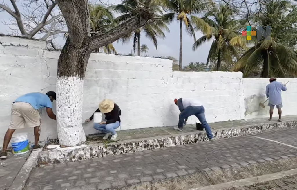 Con jornada de limpieza embellecen la Secundaria «Héroes de Sotavento», en la Cuenca