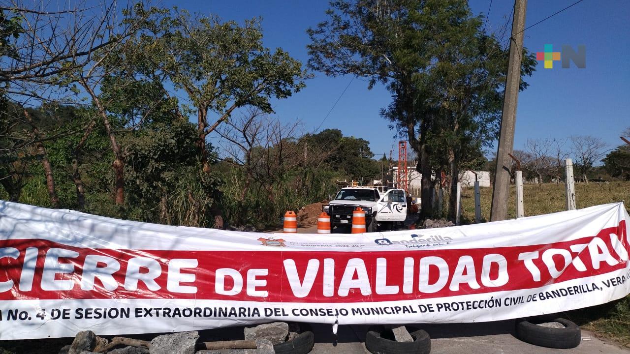 Construirán muro de contención en camino a La Haciendita de Banderilla