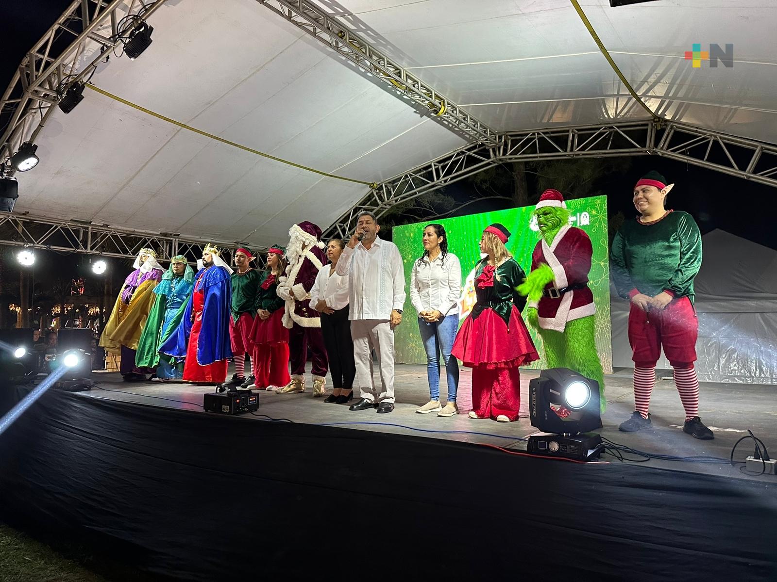 Registró Villa Navideña 200 mil visitantes en Coatzacoalcos