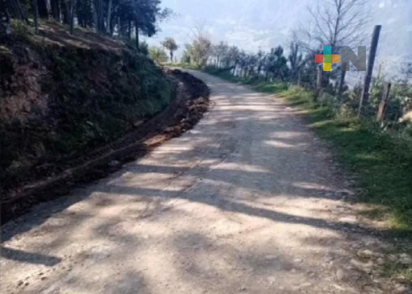Concluye rehabilitación de camino rural Zacualpan-Canalejas de Otates