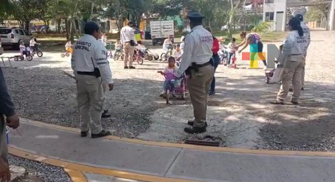 Infantes de Martínez de la Torre participaron en Feria Infantil de Seguridad