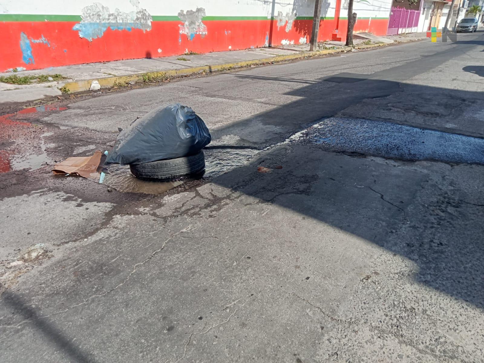 Fuga de agua sin atención de Grupo MAS