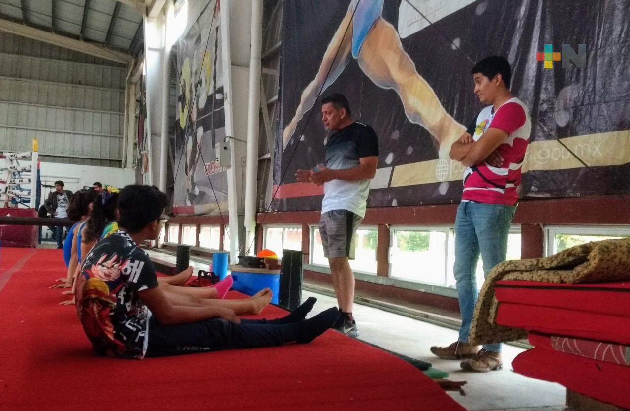 CAR Coatzacoalcos prepara concurso en selectivos estatales de gimnasia artística