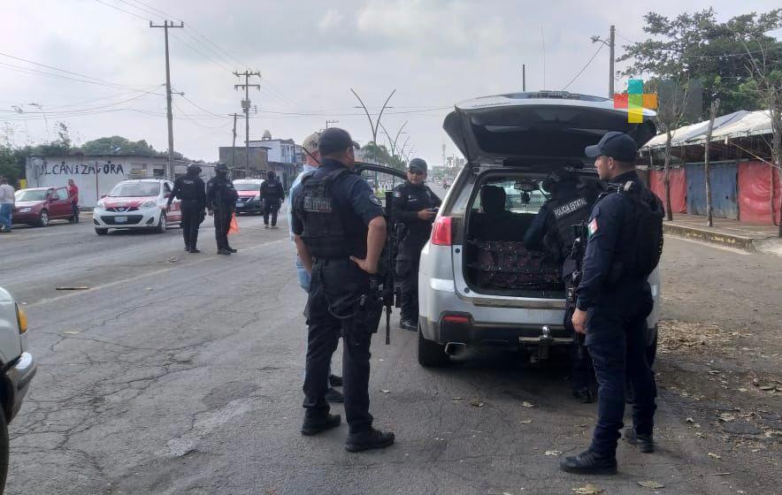 Intensifican operativos de seguridad en el sur de Veracruz