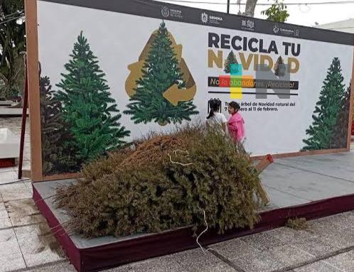 Nanchital se une al programa Recicla tu Navidad