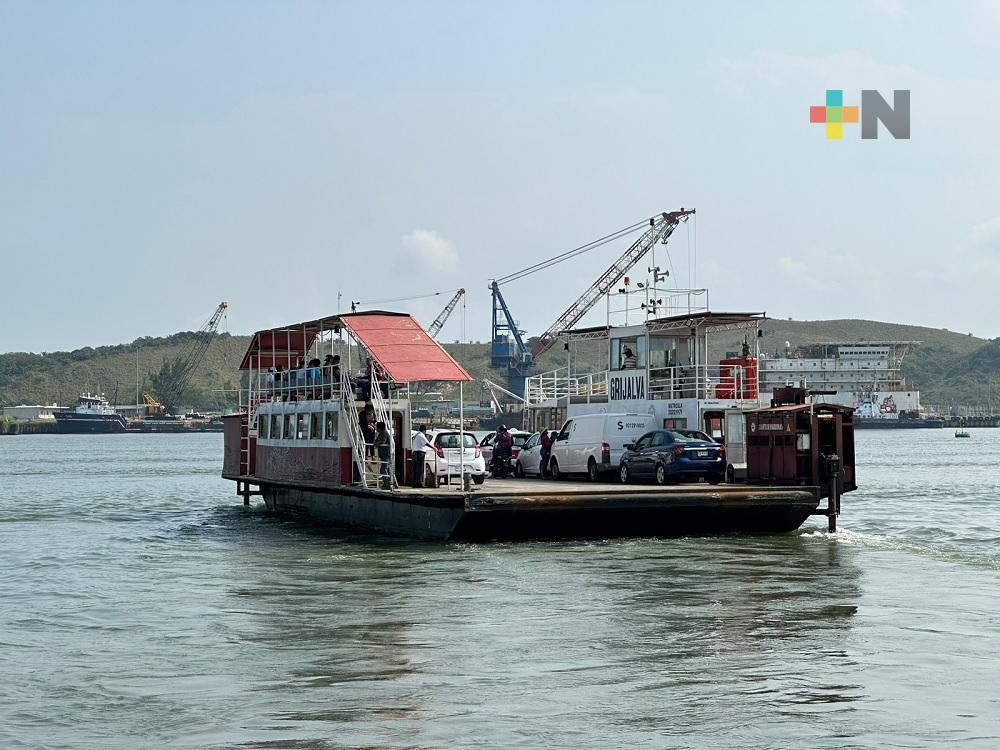 Aprueban incremento en pasaje del servicio en transbordador de Coatzacoalcos