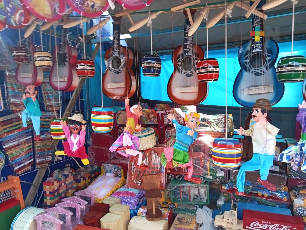 Aún hay interés en los juguetes tradicionales de madera