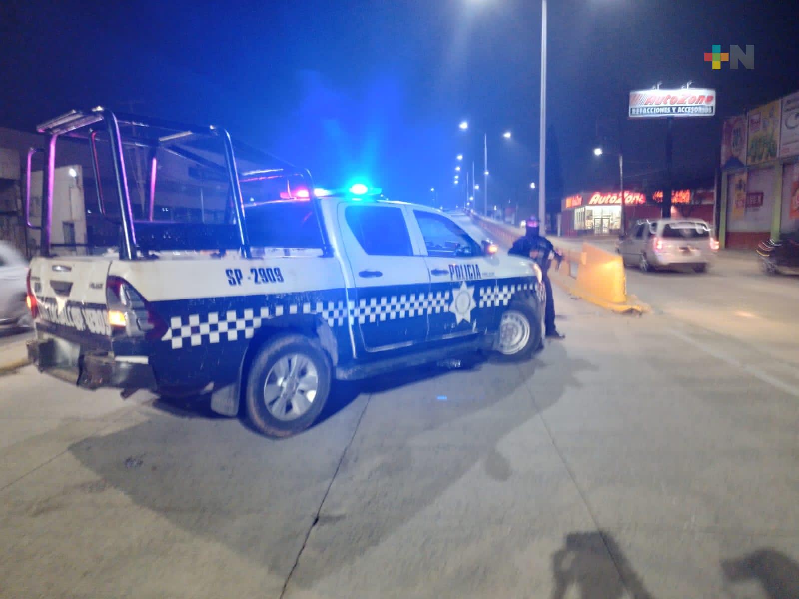 Motociclista falleció tras derrapar en distribuidor vial de carretera Coatzacoalcos-Villahermosa