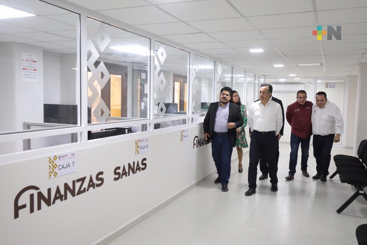 Rescatan en Veracruz, el edificio 5 de Mayo para la Oficina de Hacienda