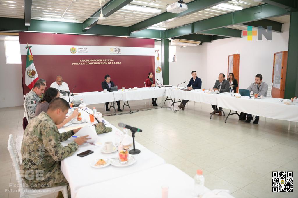 FGE rinde informe en Mesa de Coesconpaz, en Emiliano Zapata