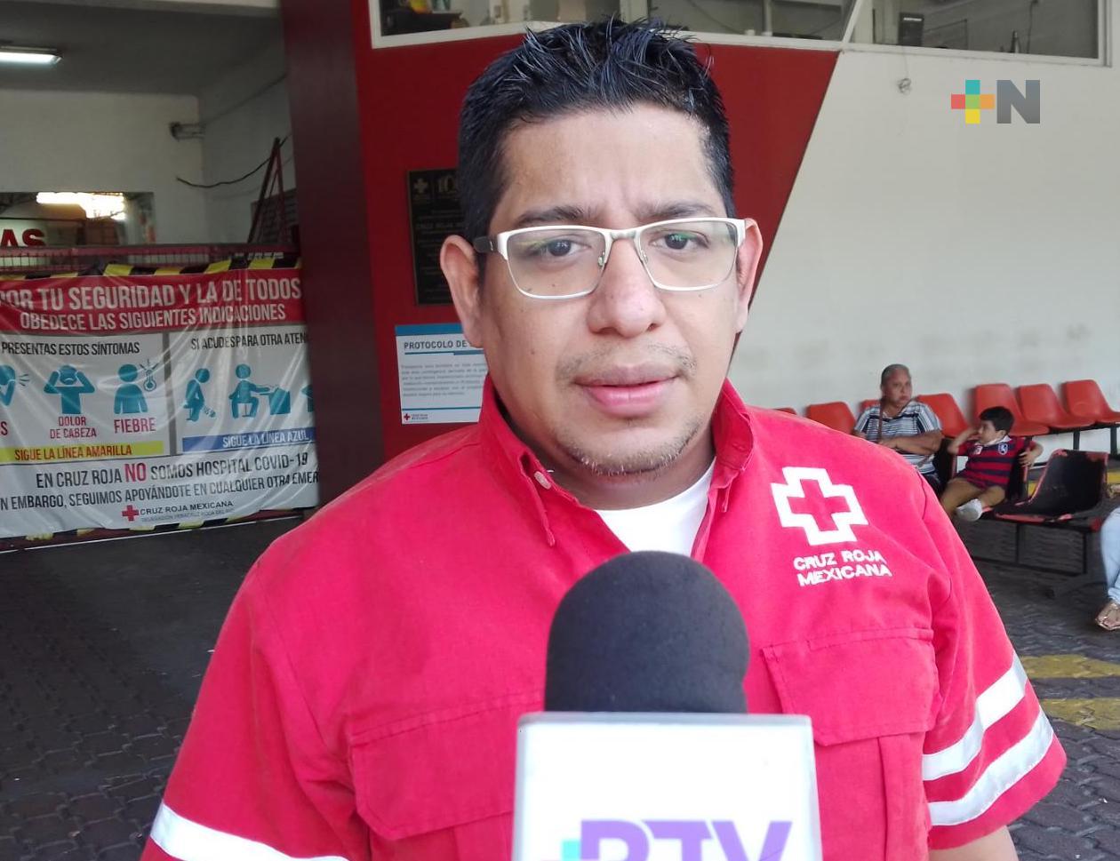 Reactiva Cruz Roja Veracruz traslado de pacientes de covid-19