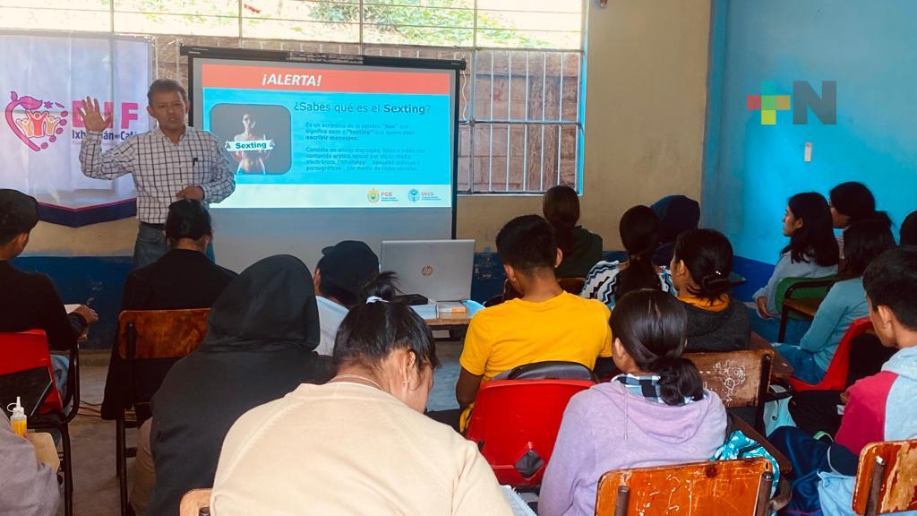 Capacita UECS a alumnos en prevención de delitos de engaño telefónico y extorsión