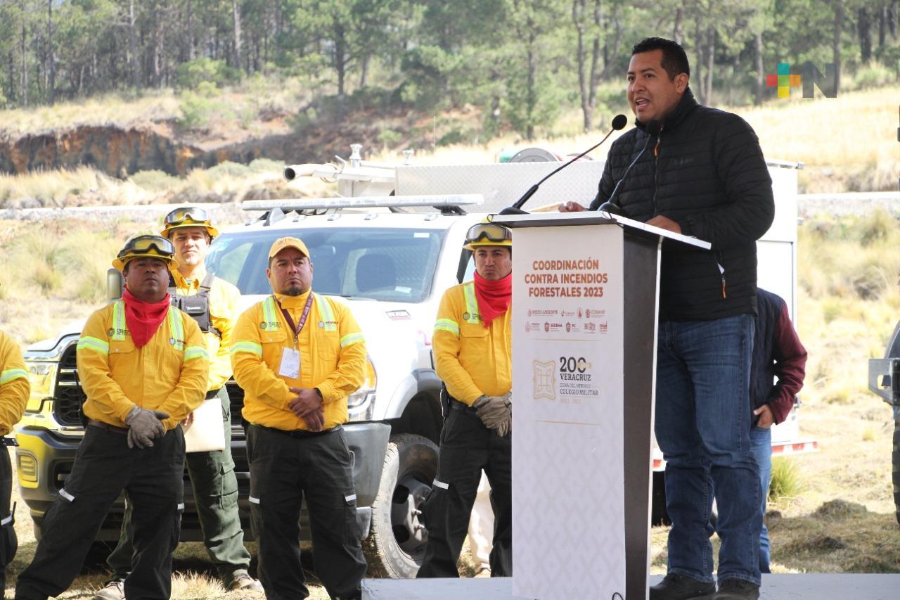 Sedema y SPC iniciaron trabajos preventivos y de combate a incendios forestales