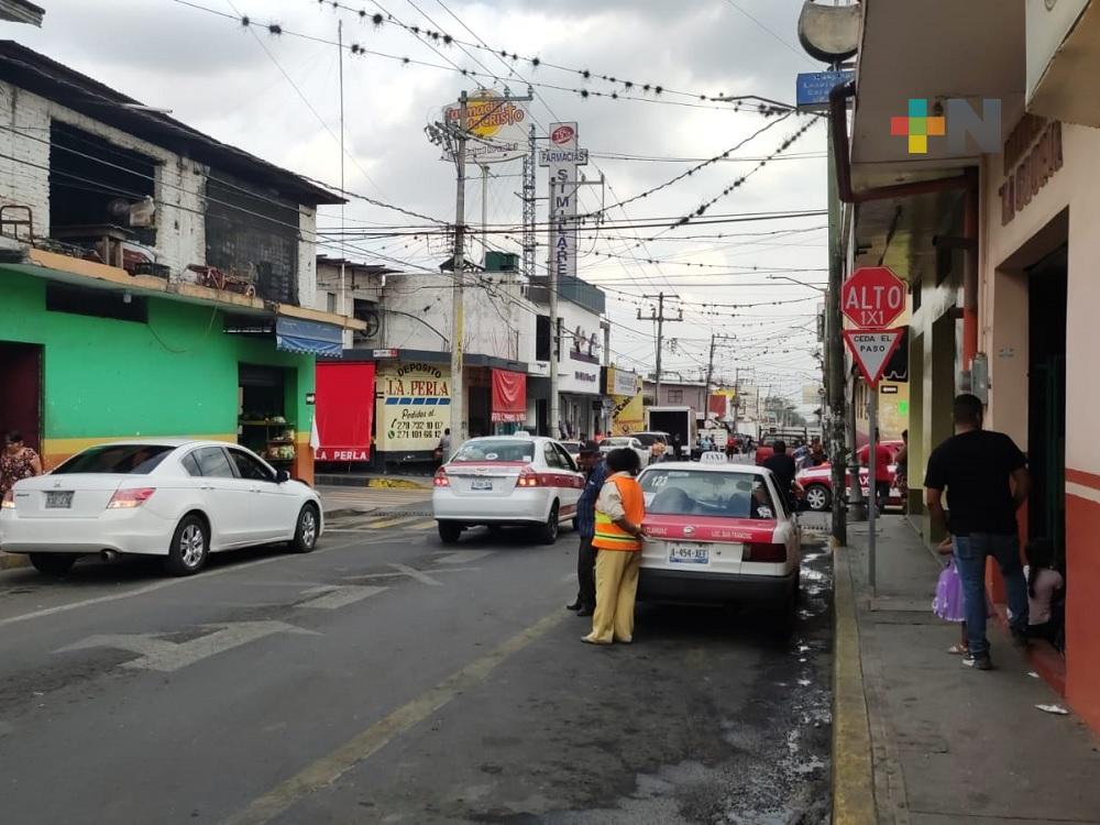 Implementan programa vial en calles del municipio de Cuitláhuac