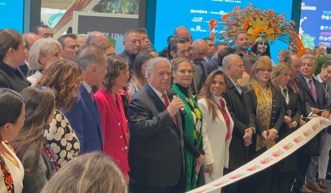 Autoridades inauguran el Pabellón de México en FITUR 2023, el más grande de América, en Madrid, España