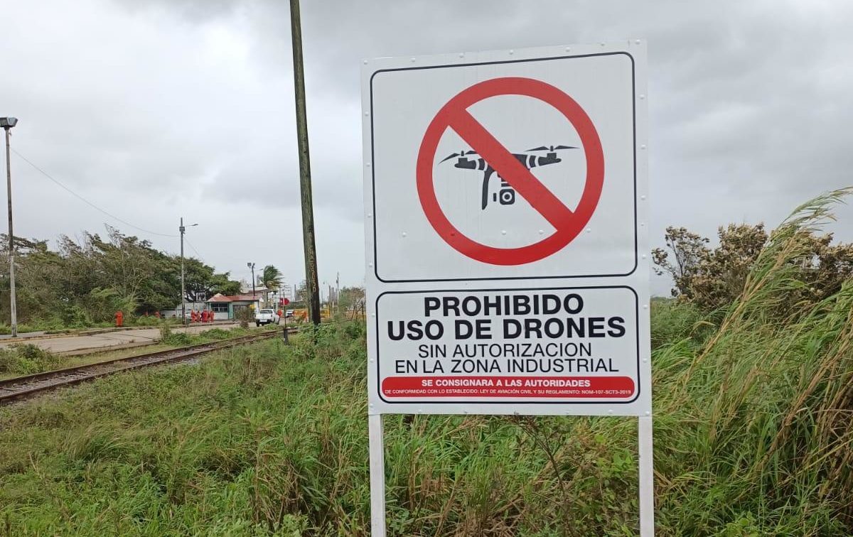 Restringen uso de drones en complejos petroquímicos del sur de Veracruz