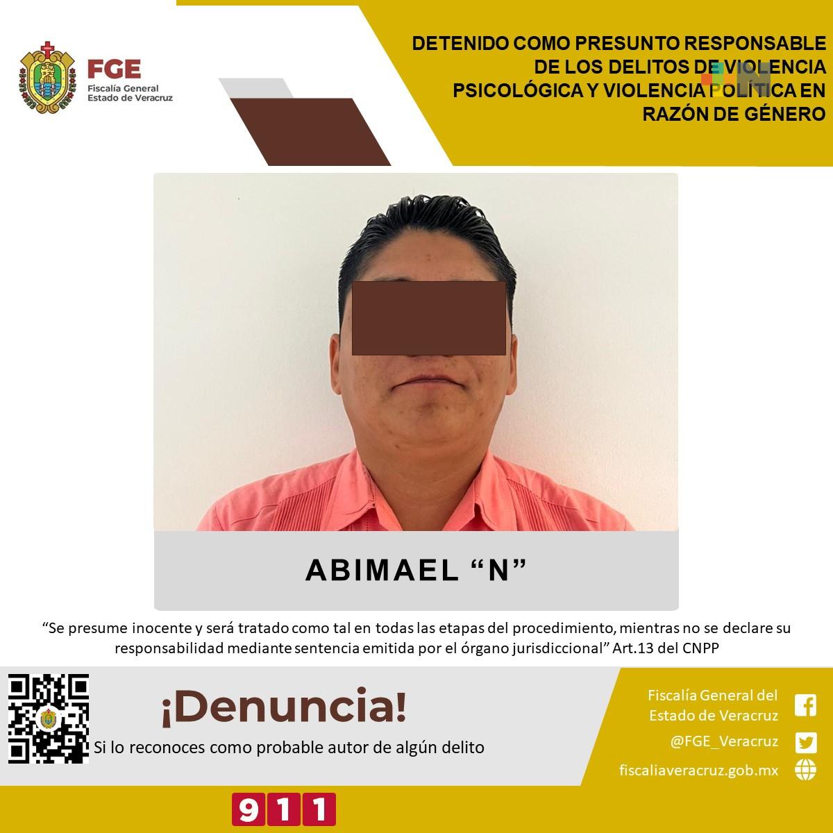 Detienen a regidor de Sayula de Alemán por violencia de género