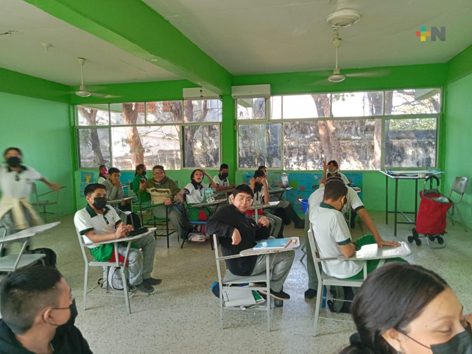 Así fue el retorno a clases en Veracruz