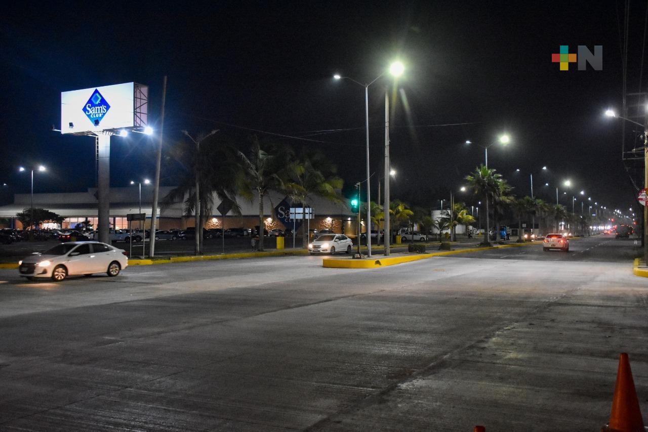 Rehabilitan la avenida Universidad de Coatzacoalcos