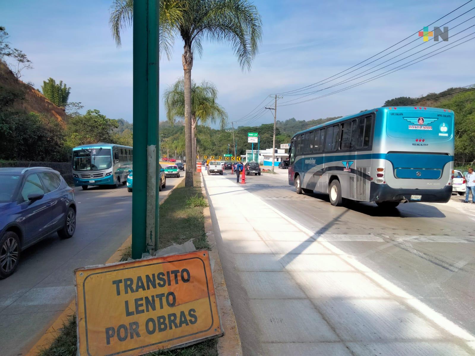 Comenzó reencarpetamiento de bulevar Xalapa-Coatepec