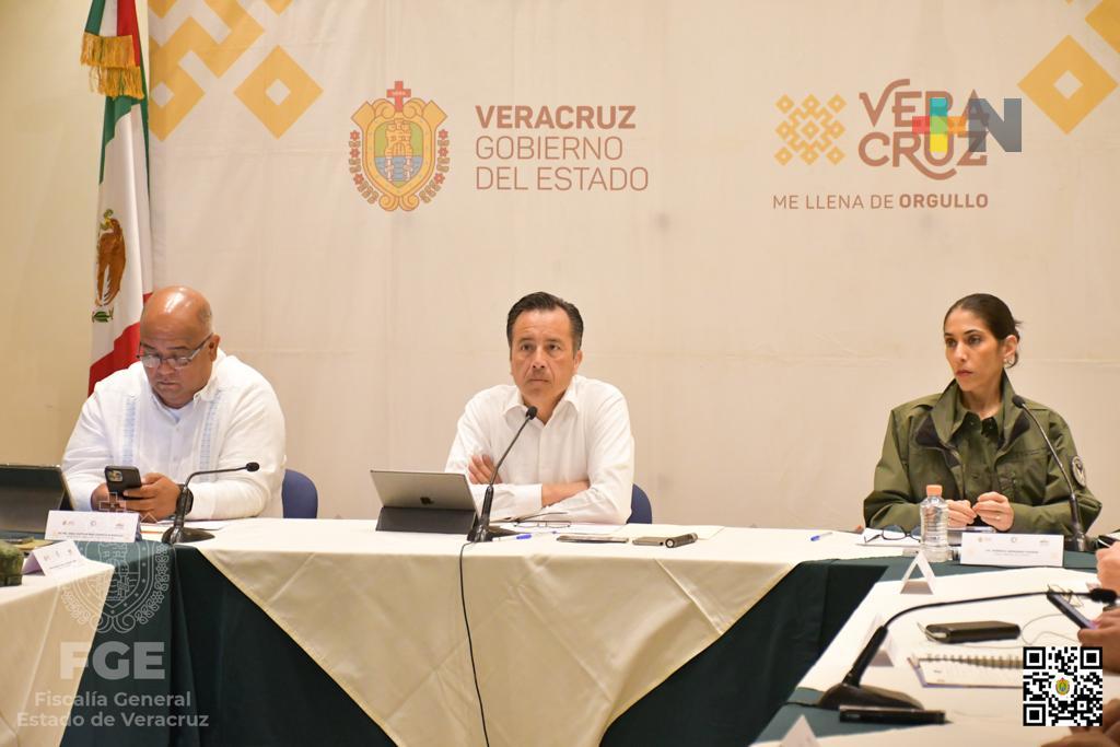 FGE rinde informe en Mesa de Coesconpaz, realizada en Poza Rica